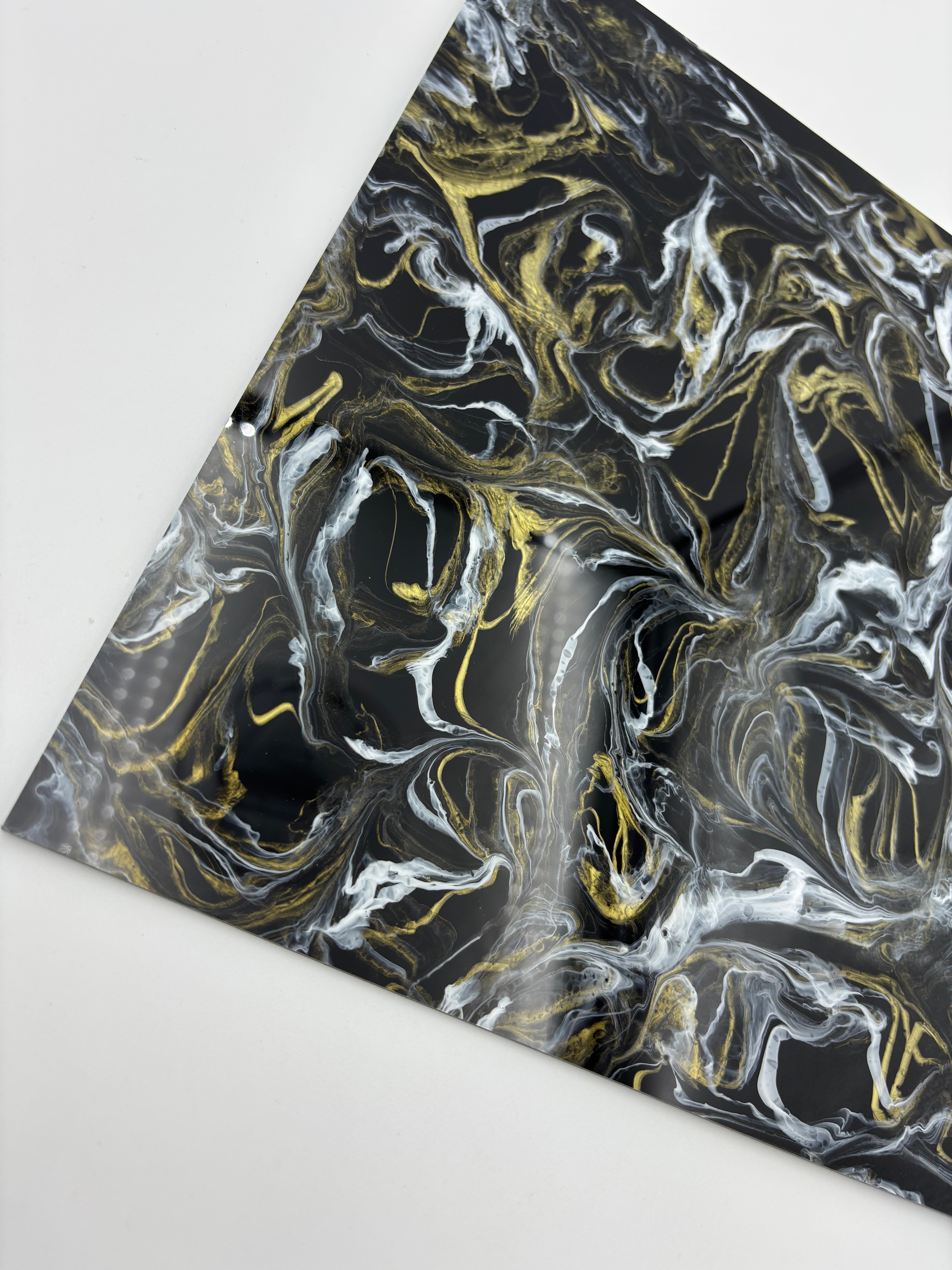 1/8&quot; Pattern Acrylic - Black Jasper