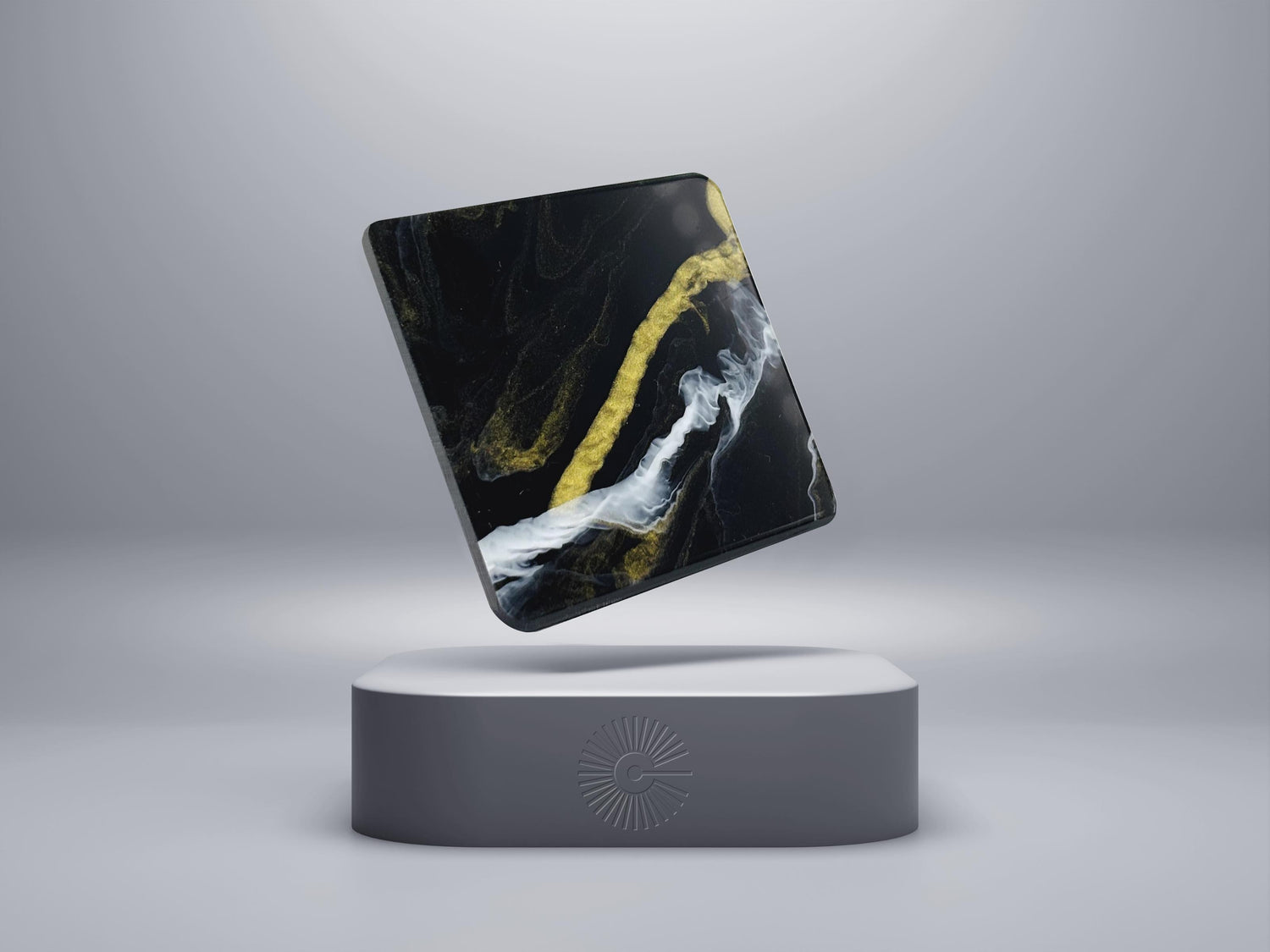 1/8&quot; Pattern Acrylic - Black Jasper