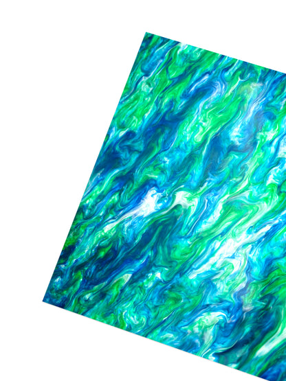 1/8" Pearl Acrylic - Blue Planet