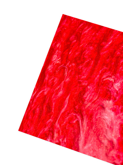 1/8” Pearl Acrylic - Ruby