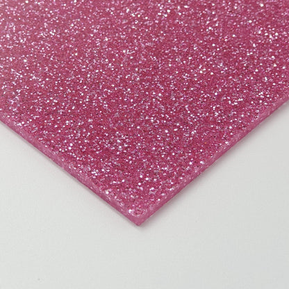 1/8&quot; Glitter Acrylic - Pink - COHn Acrylics