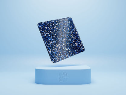 1/8&quot; Royal Blue Glitter Acrylic Sheets