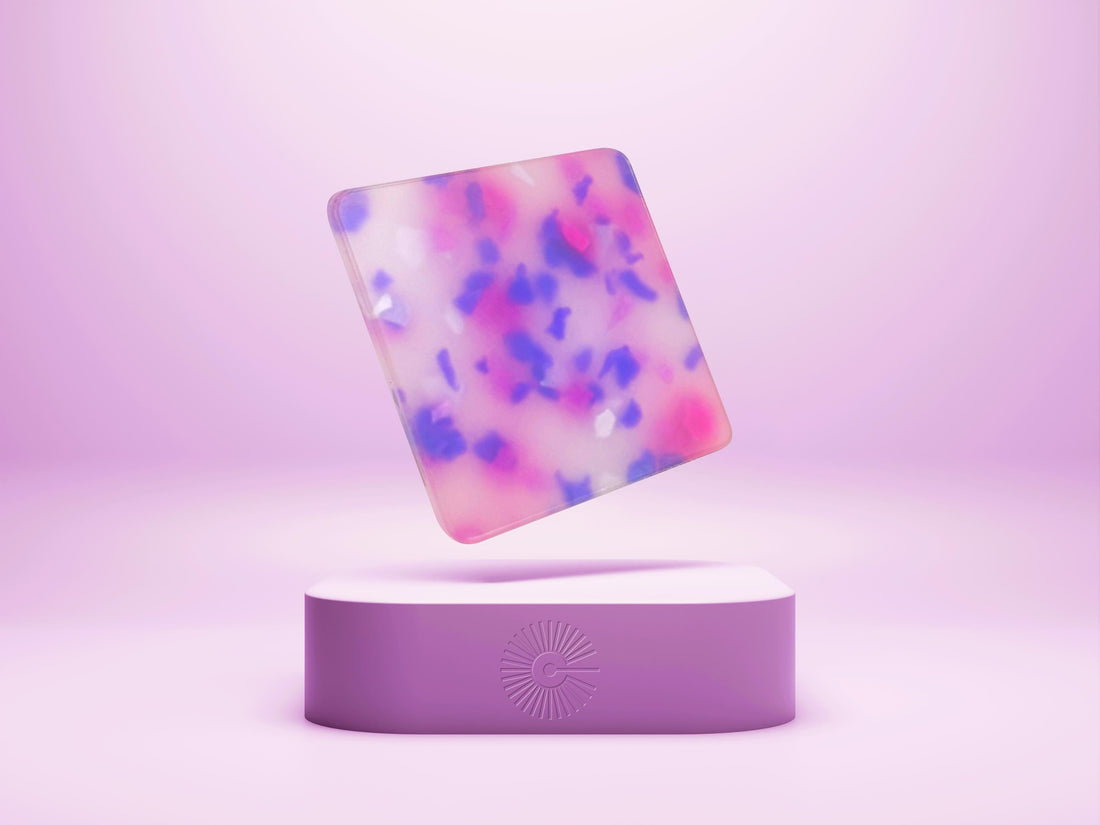 1/8&quot; Terrazzo Acrylic - Twilight Bloom