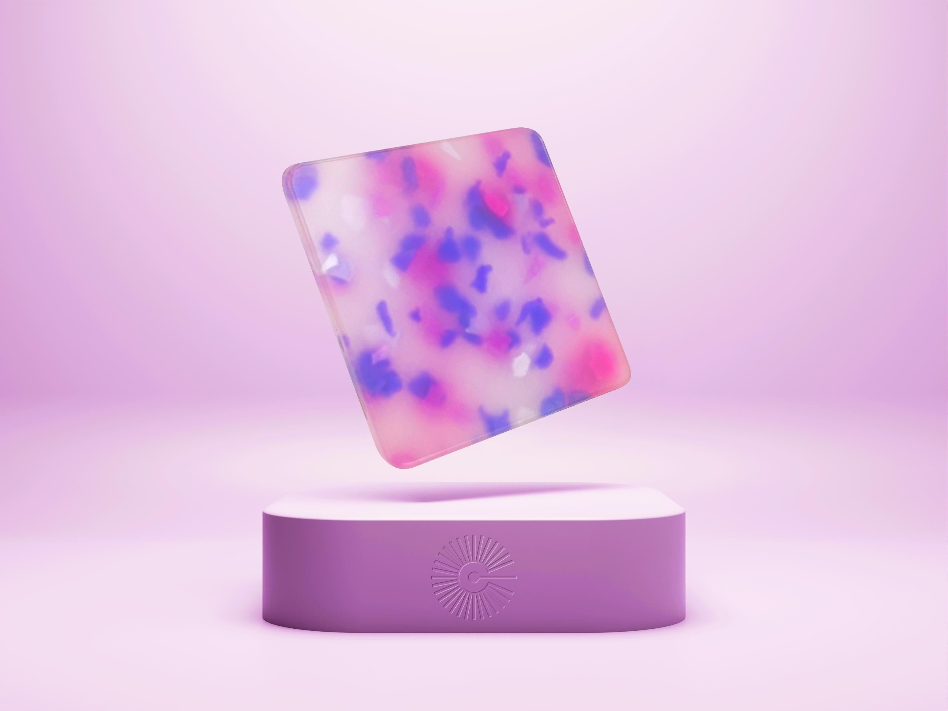 1/8&quot; Terrazzo Acrylic - Twilight Bloom