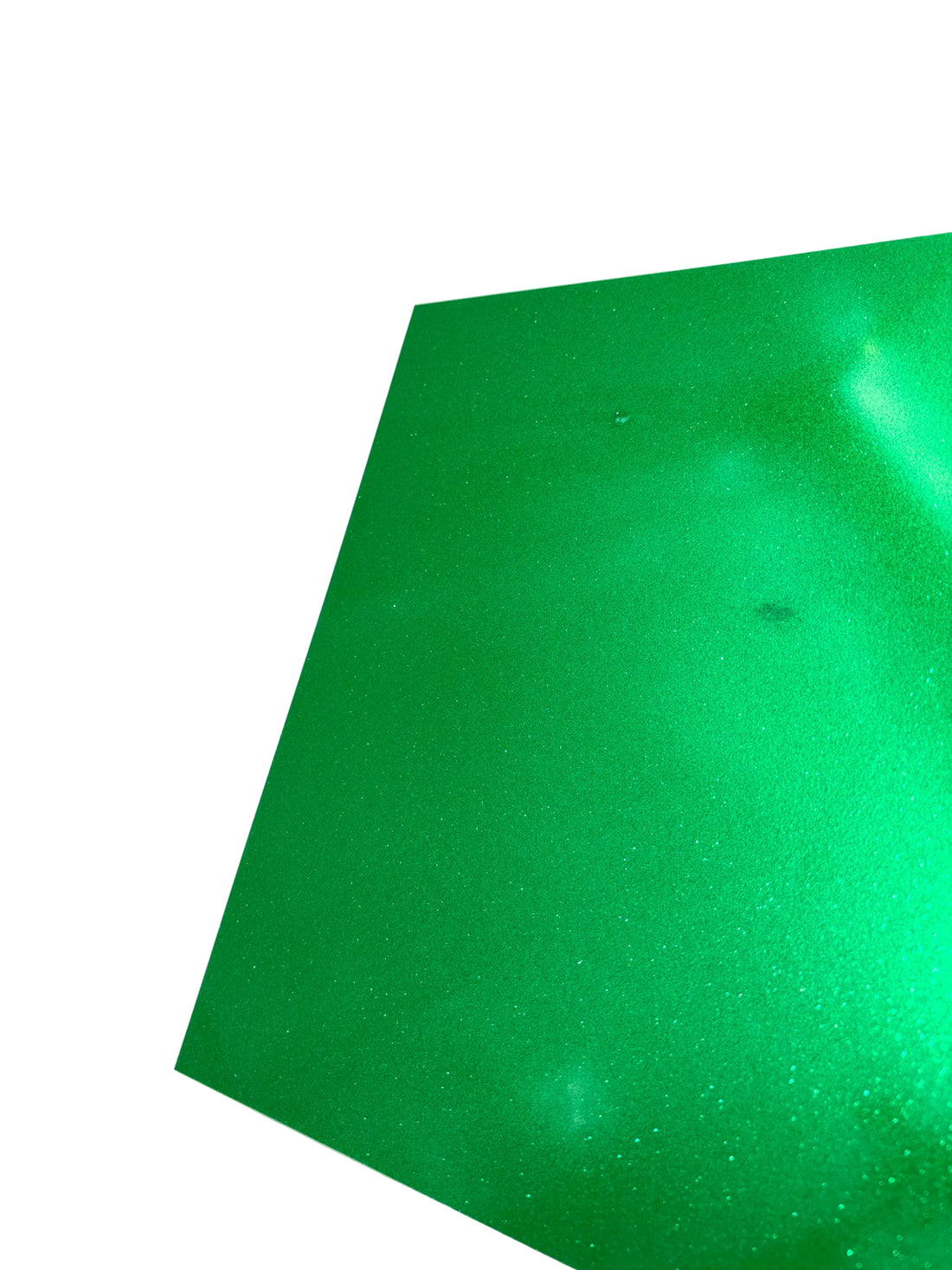1/8" Two Tone Acrylic - Green Glitter/White