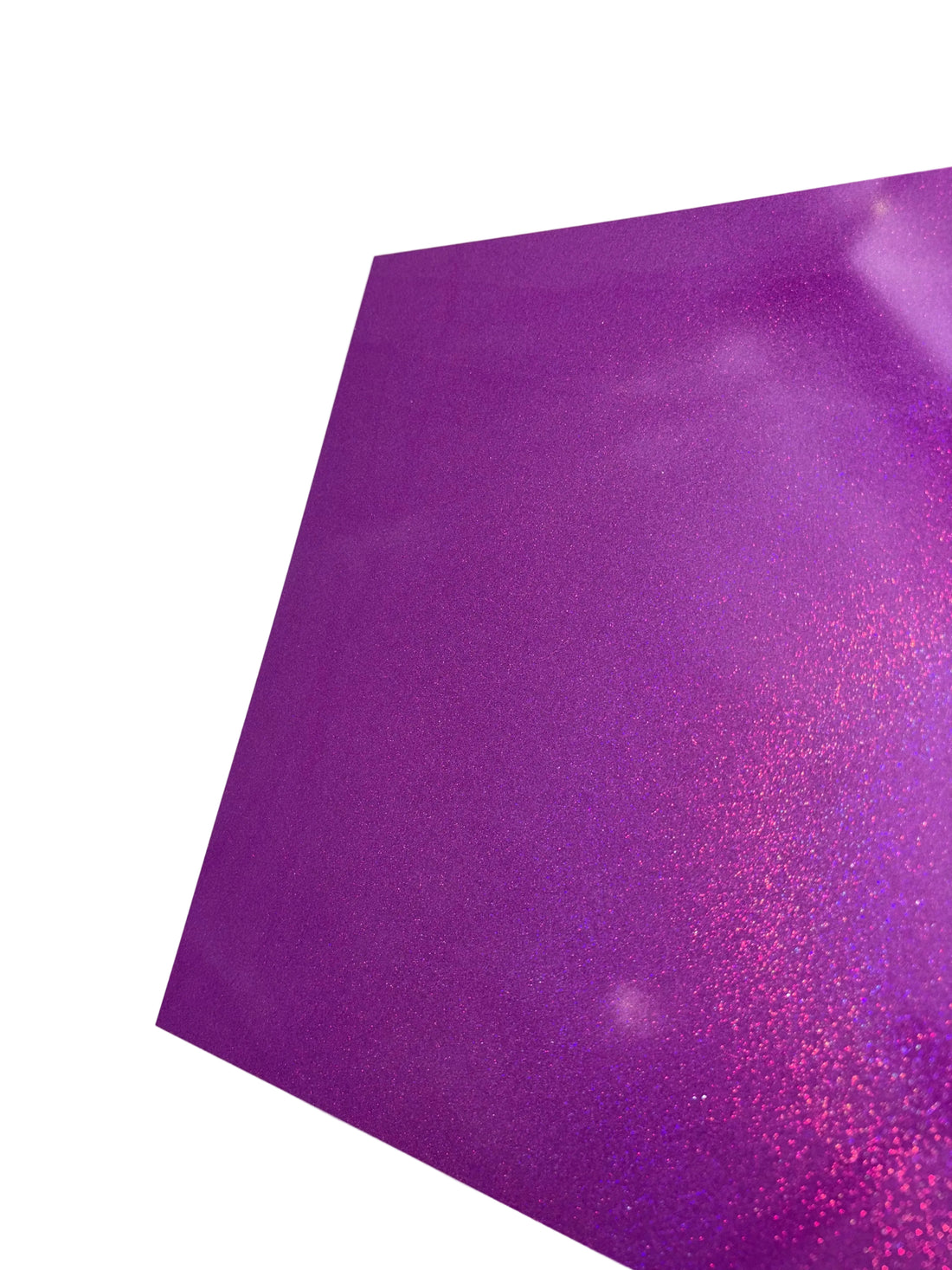 1/8" Two Tone Acrylic - Magenta Glitter/White