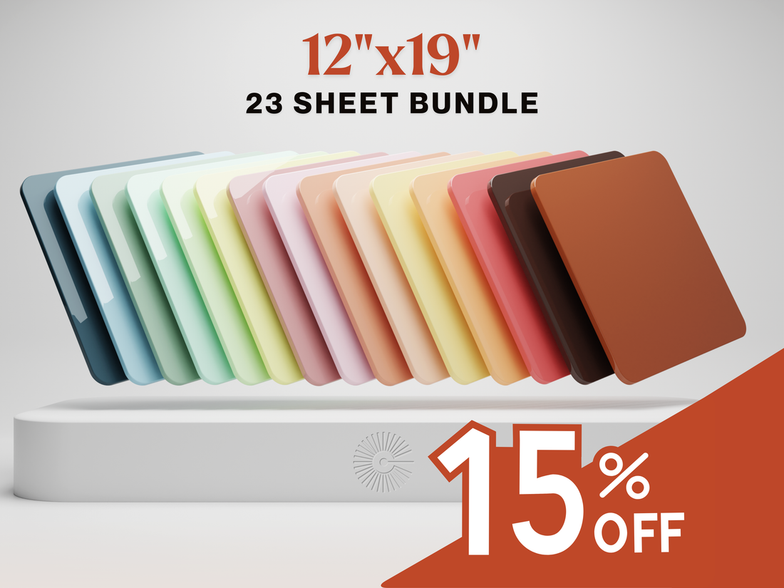 23 Sheet Pastel Bundle (12"x19")