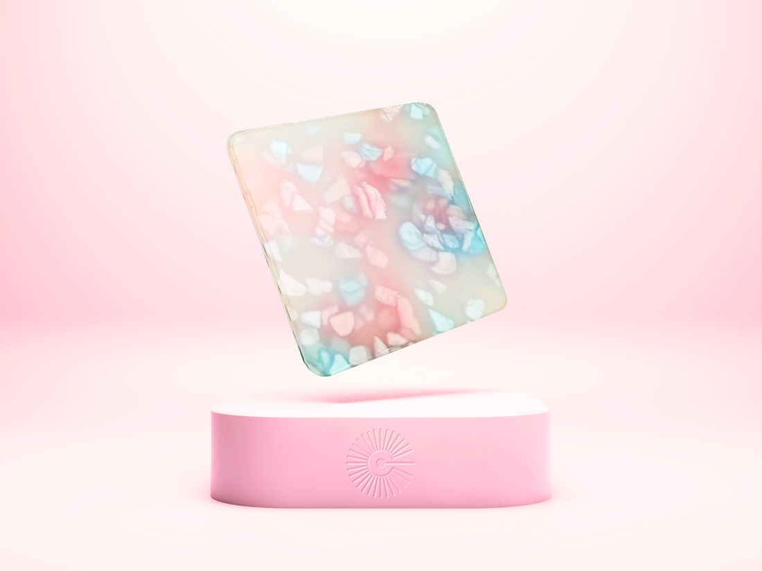 1/8&quot; Terrazzo Acrylic - Jelly Quartz