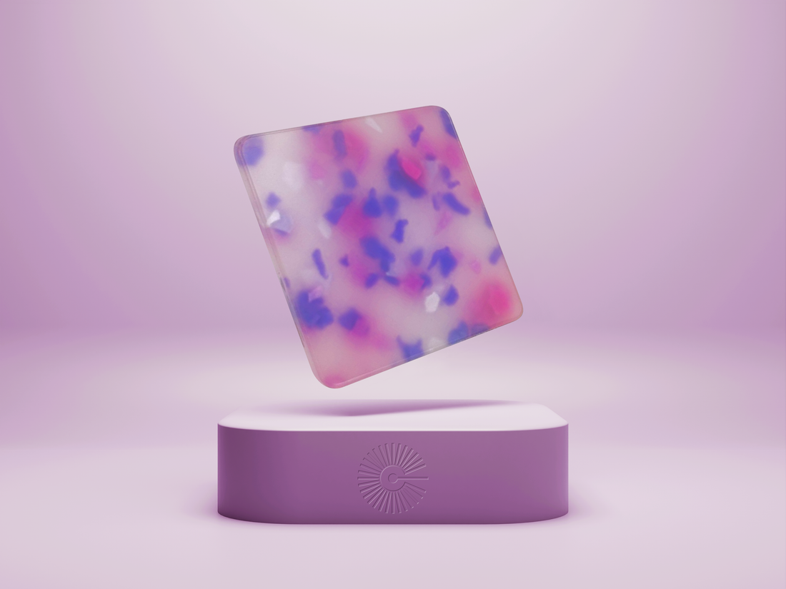 1/8&quot; Terrazzo Acrylic - Twilight Bloom