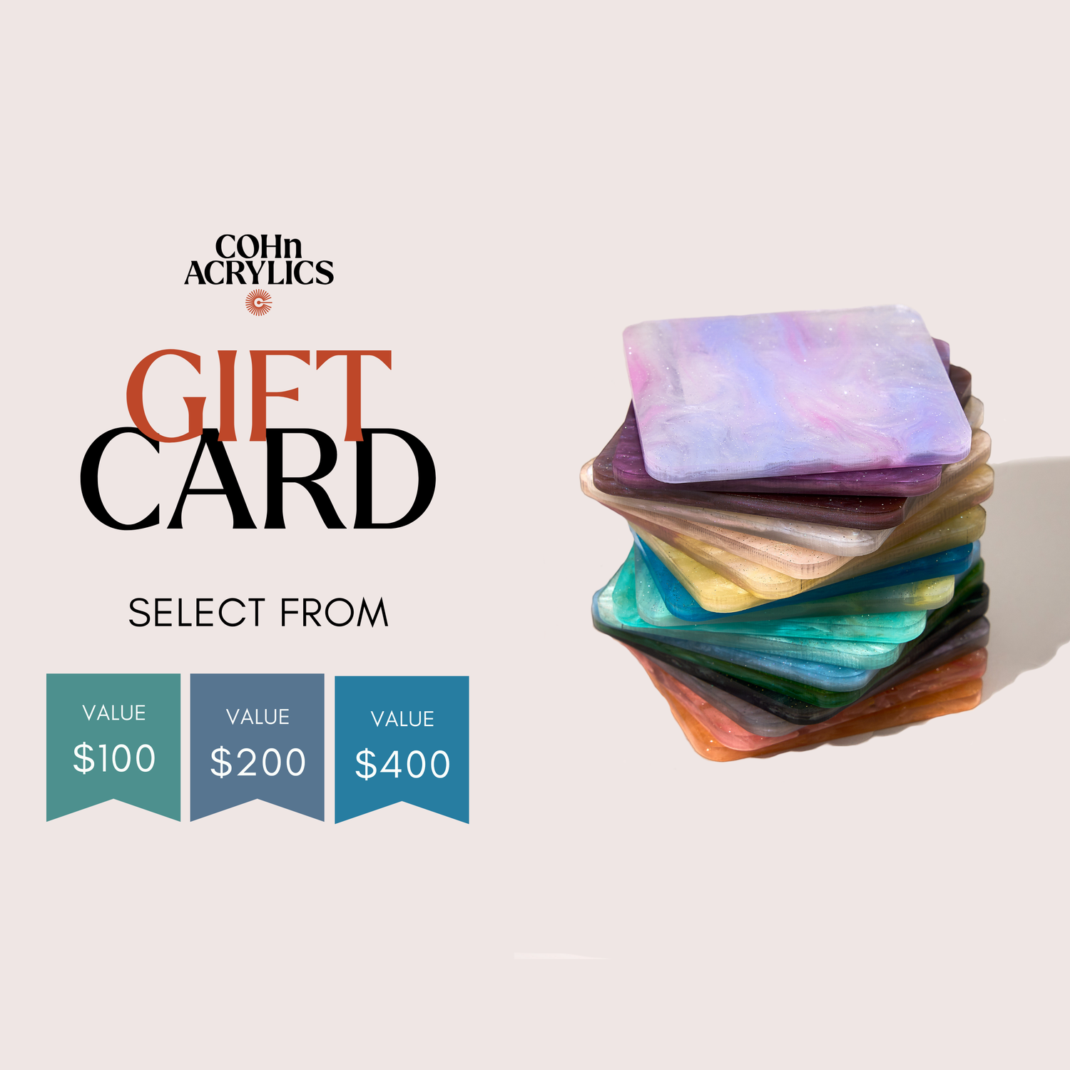 COHn Acrylics Gift Card